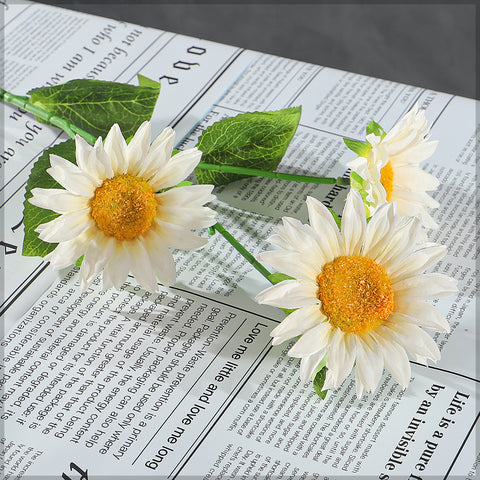 sunflower flower stem decoration
