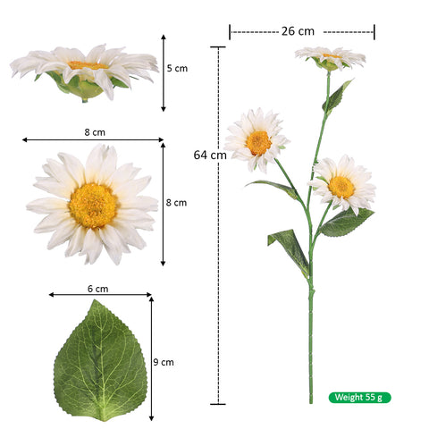 tall silk sunflower stem