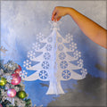 Decorative Table Top White Christmas Tree