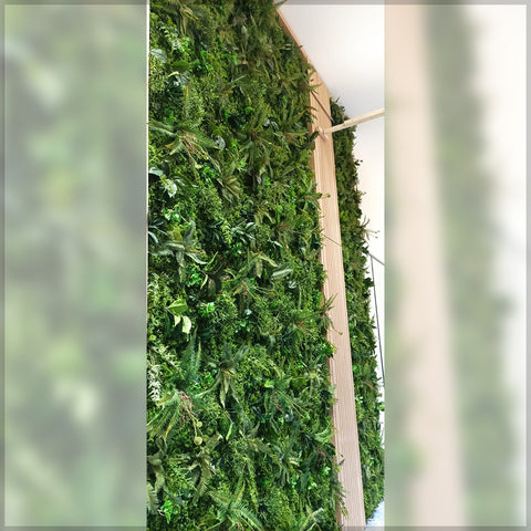 artificial tropical green wall panel