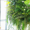 artificial tropical foliage wall panel