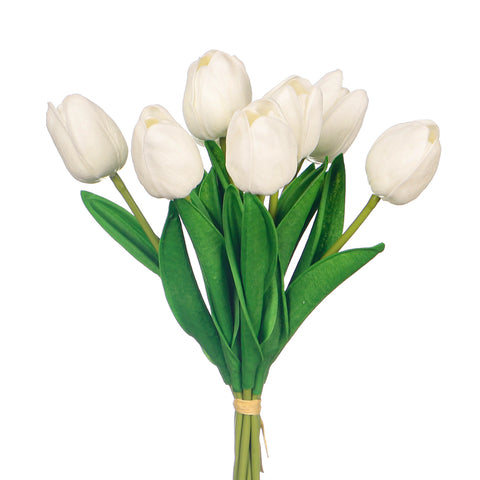 Fake Tulip Flowers in a Bunch