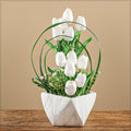 White tulip arrangement