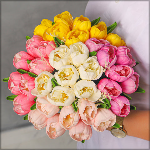 Faux Tulip Flowers