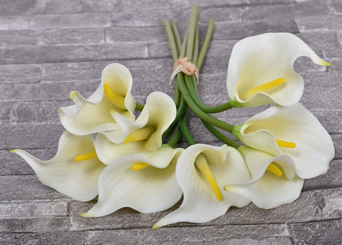 real touch mini calla lilies
