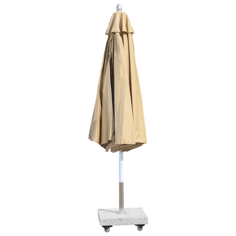 Elegant Garden Parasol with Marble Base