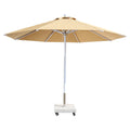 Large Round Umbrella with Elegant Marble Base