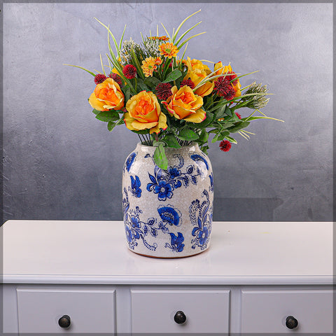 Classic blue and white Chinese porcelain vase