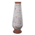 Elegant vintage metal vases for home decor