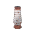 Vintage metal vase for home decor