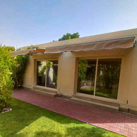 Khaki Canopy Shelter 4x2.5m
