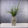 floral design ceramic vase