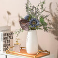 Decorative vases featuring a white ceramic vase design