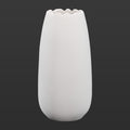 White ceramic vase for home decor in modern interiors