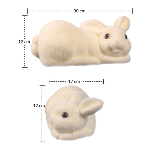 Garden decor sitting rabbit