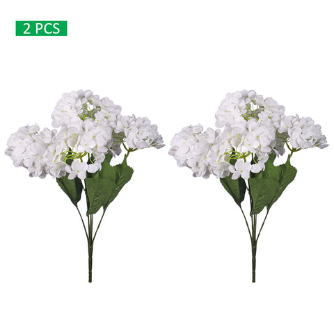 Lifelike White Hydrangea Bouquet
