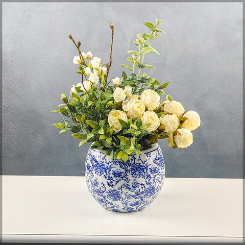 Table Flower Design with Vase