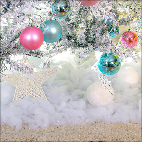 Winter snow decoration sheet
