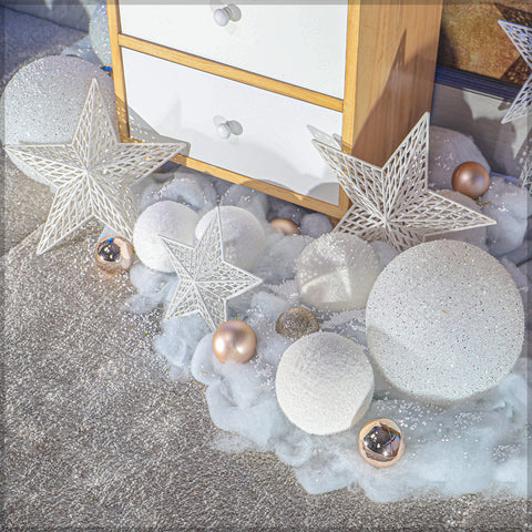 Christmas snow decor sheet