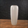 Elegant White Ceramic Floor Vase for Stylish Decor