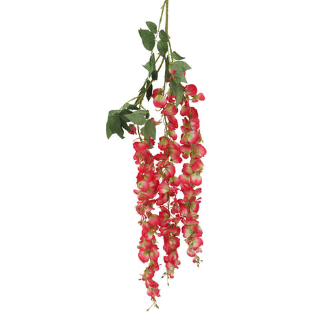faux wisteria hanging flowers