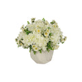 Faux Hydrangea Flowers